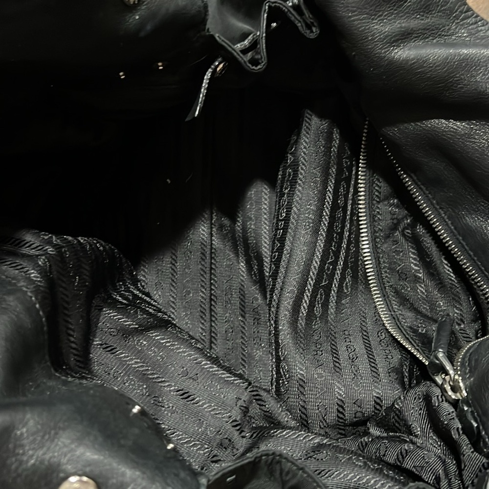 Prada nylon and leather satchel - Picture 6 of 11